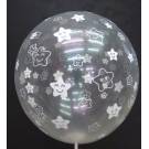 12"整球印刷氣球(星星)